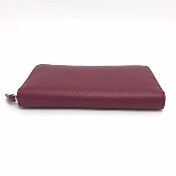 BALENCIAGA logo Everyday Continental Zip Around Long Wallet Unused - Picture 3 of 12